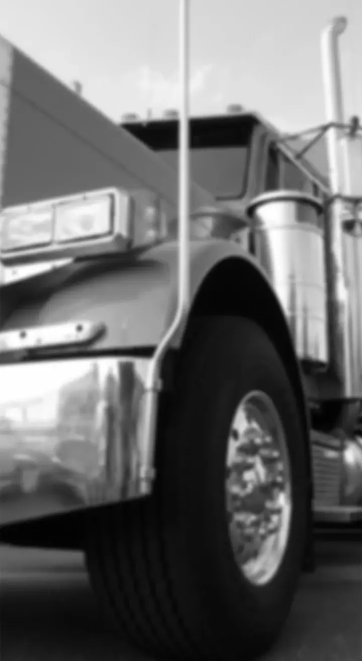 D. OTHERWISE: Front wheel of a semi-truck